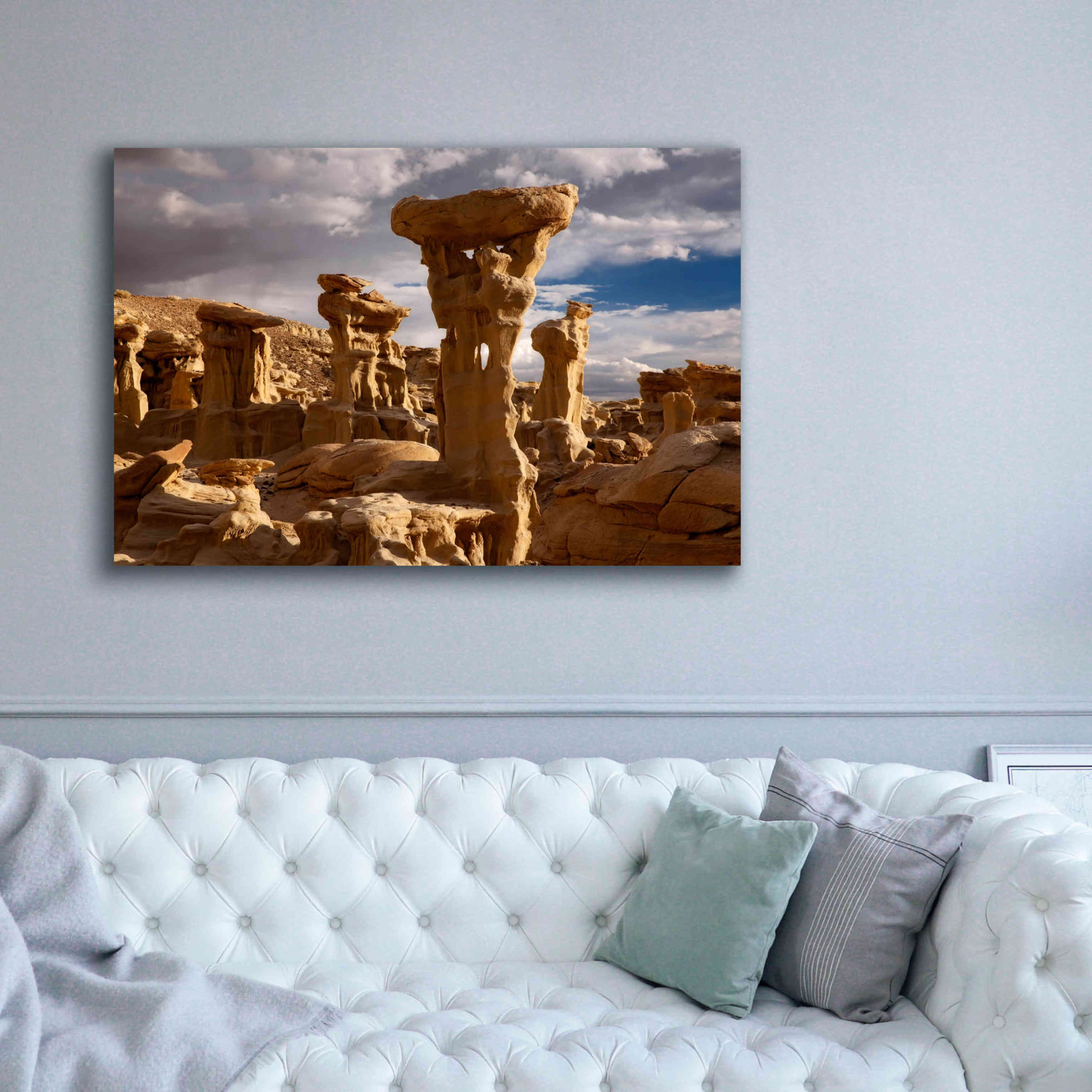 'Ah She Sle Pah Alien Throne' by Mike Jones, Giclee Canvas Wall Art,60 x 40