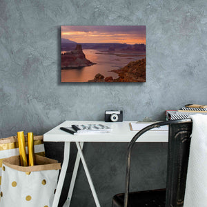 'Alstrom Point Sunrise' by Mike Jones, Giclee Canvas Wall Art,18 x 12