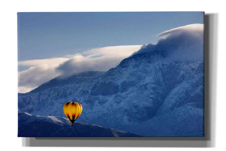 'Balloon Fiesta Snow' by Mike Jones, Giclee Canvas Wall Art