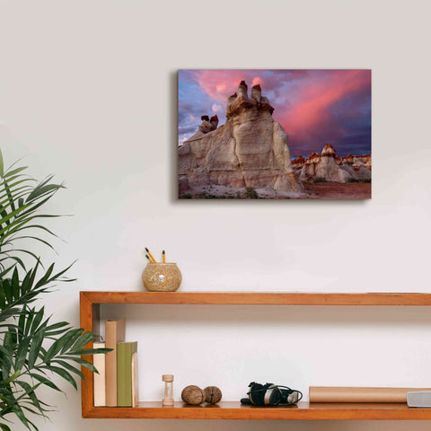 Image of 'Blue Canyon Dusk' by Mike Jones, Giclee Canvas Wall Art,18 x 12