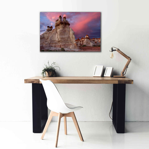 Image of 'Blue Canyon Dusk' by Mike Jones, Giclee Canvas Wall Art,40 x 26