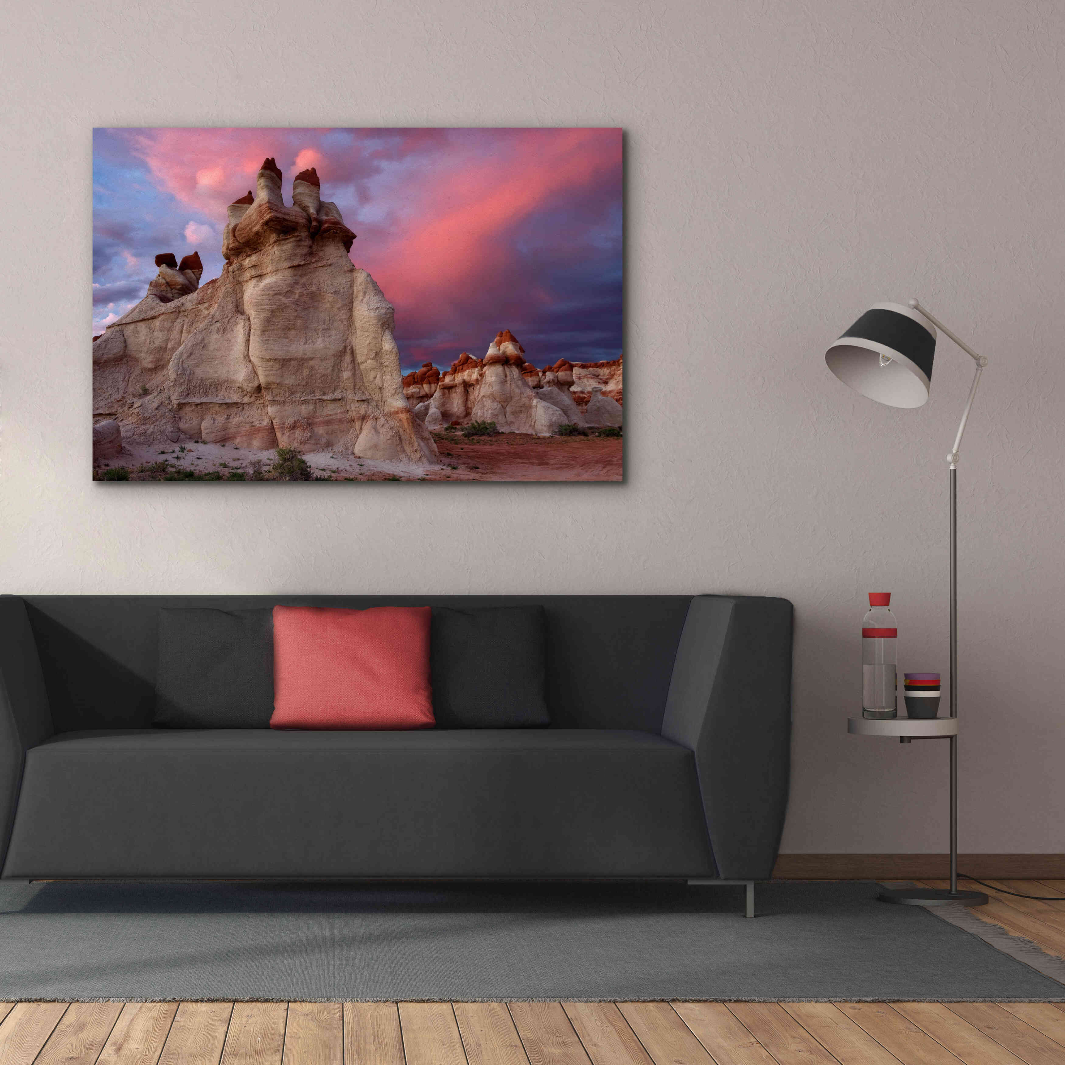 'Blue Canyon Dusk' by Mike Jones, Giclee Canvas Wall Art,60 x 40