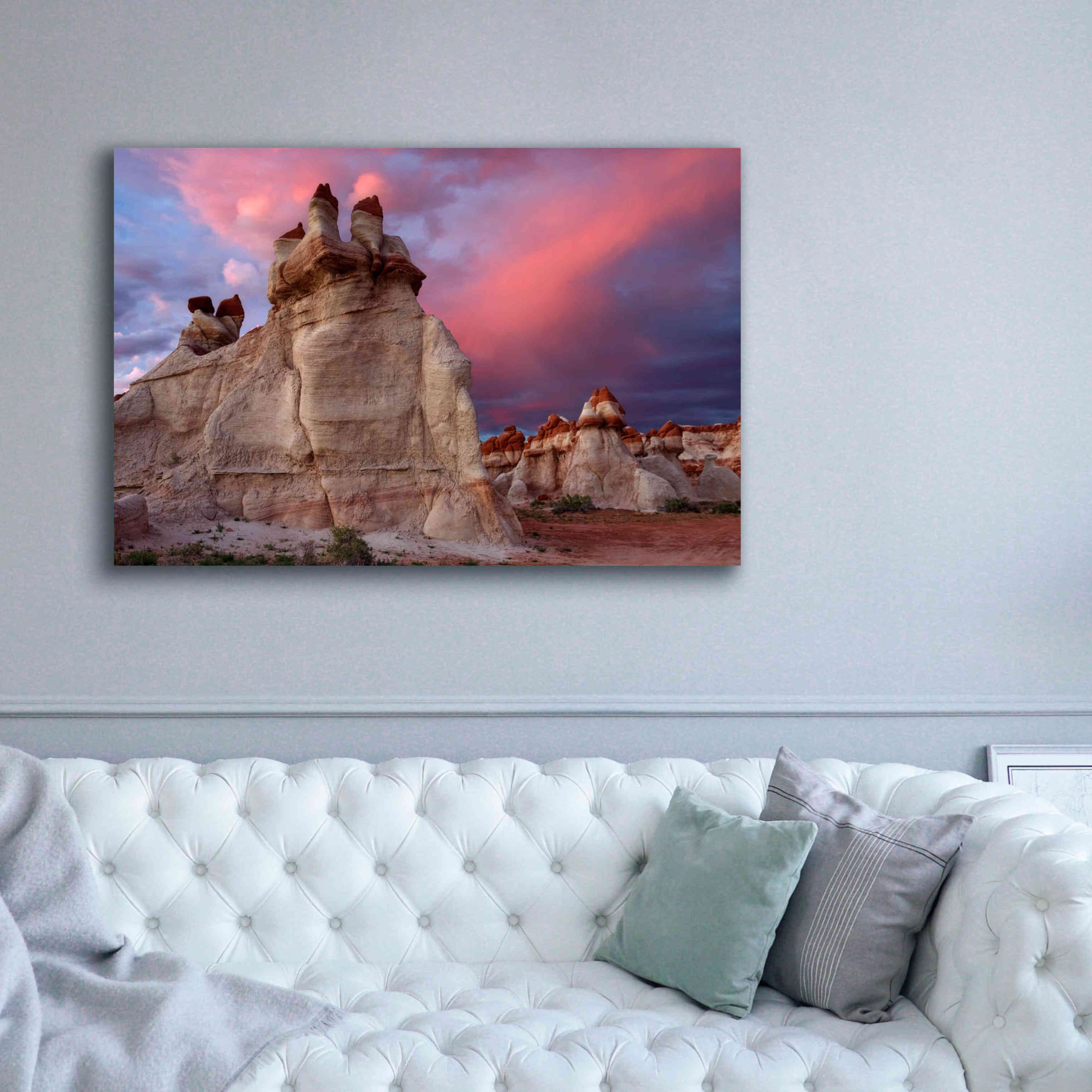 'Blue Canyon Dusk' by Mike Jones, Giclee Canvas Wall Art,60 x 40