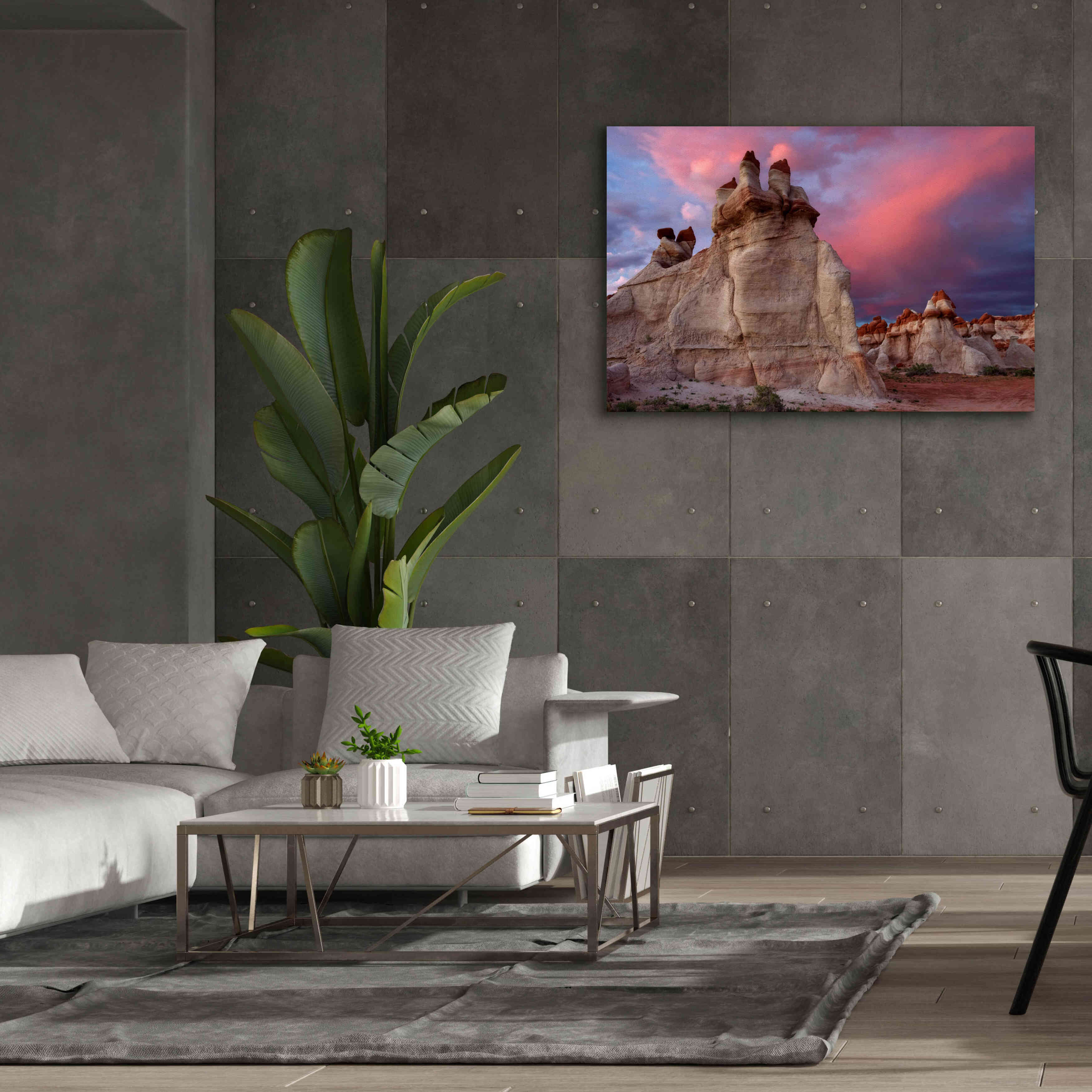'Blue Canyon Dusk' by Mike Jones, Giclee Canvas Wall Art,60 x 40