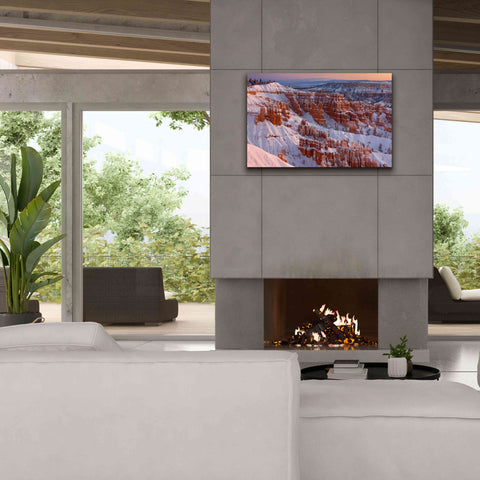 Image of 'Bryce Sunrise At Sunriset' by Mike Jones, Giclee Canvas Wall Art,40 x 26