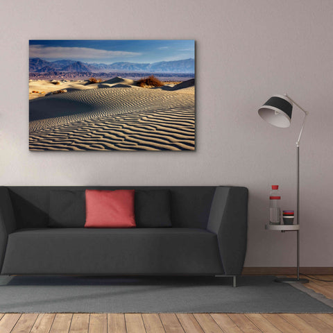 Image of 'Death Valley Mesquite Dunes' by Mike Jones, Giclee Canvas Wall Art,60 x 40