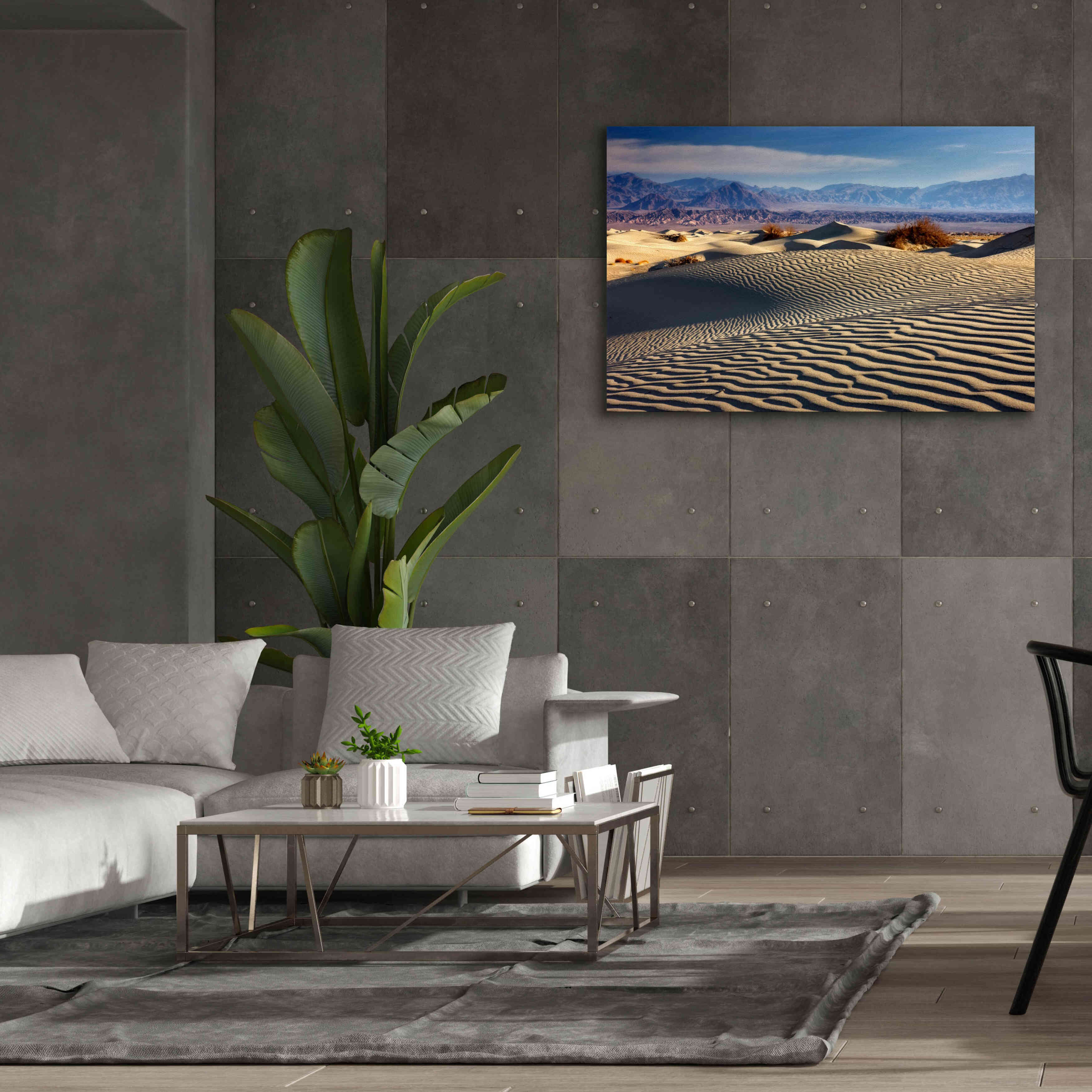 'Death Valley Mesquite Dunes' by Mike Jones, Giclee Canvas Wall Art,60 x 40