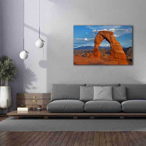Image of 'Delicate Arch Sunset' by Mike Jones, Giclee Canvas Wall Art,60 x 40