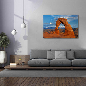 'Delicate Arch Sunset' by Mike Jones, Giclee Canvas Wall Art,60 x 40