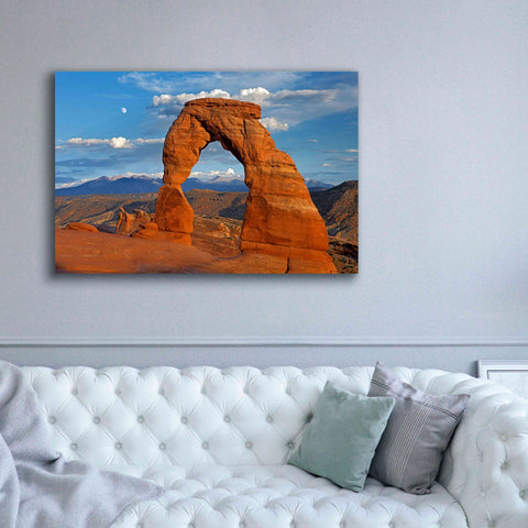 Image of 'Delicate Arch Sunset' by Mike Jones, Giclee Canvas Wall Art,60 x 40