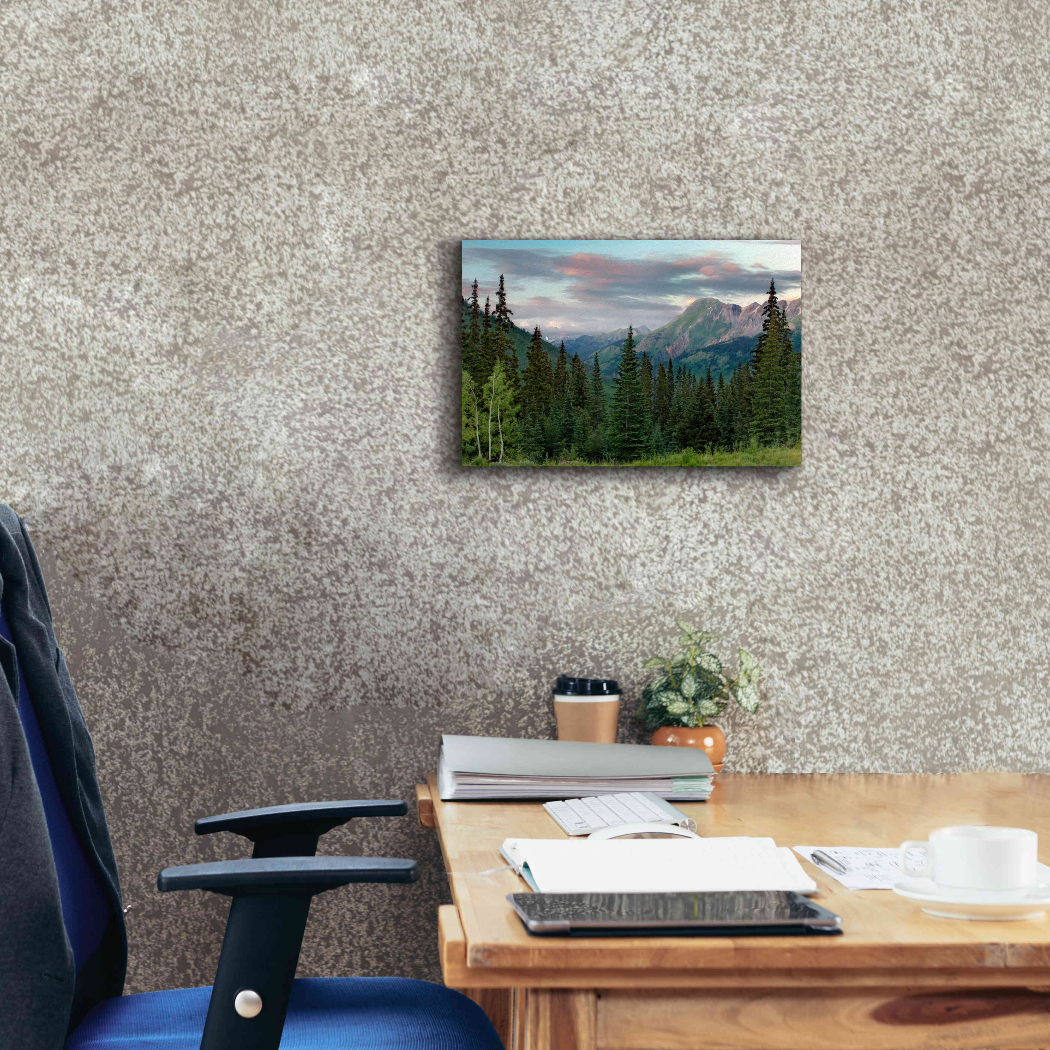 'Dusk Near Ouray' by Mike Jones, Giclee Canvas Wall Art,18 x 12