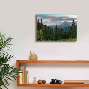 'Dusk Near Ouray' by Mike Jones, Giclee Canvas Wall Art,18 x 12