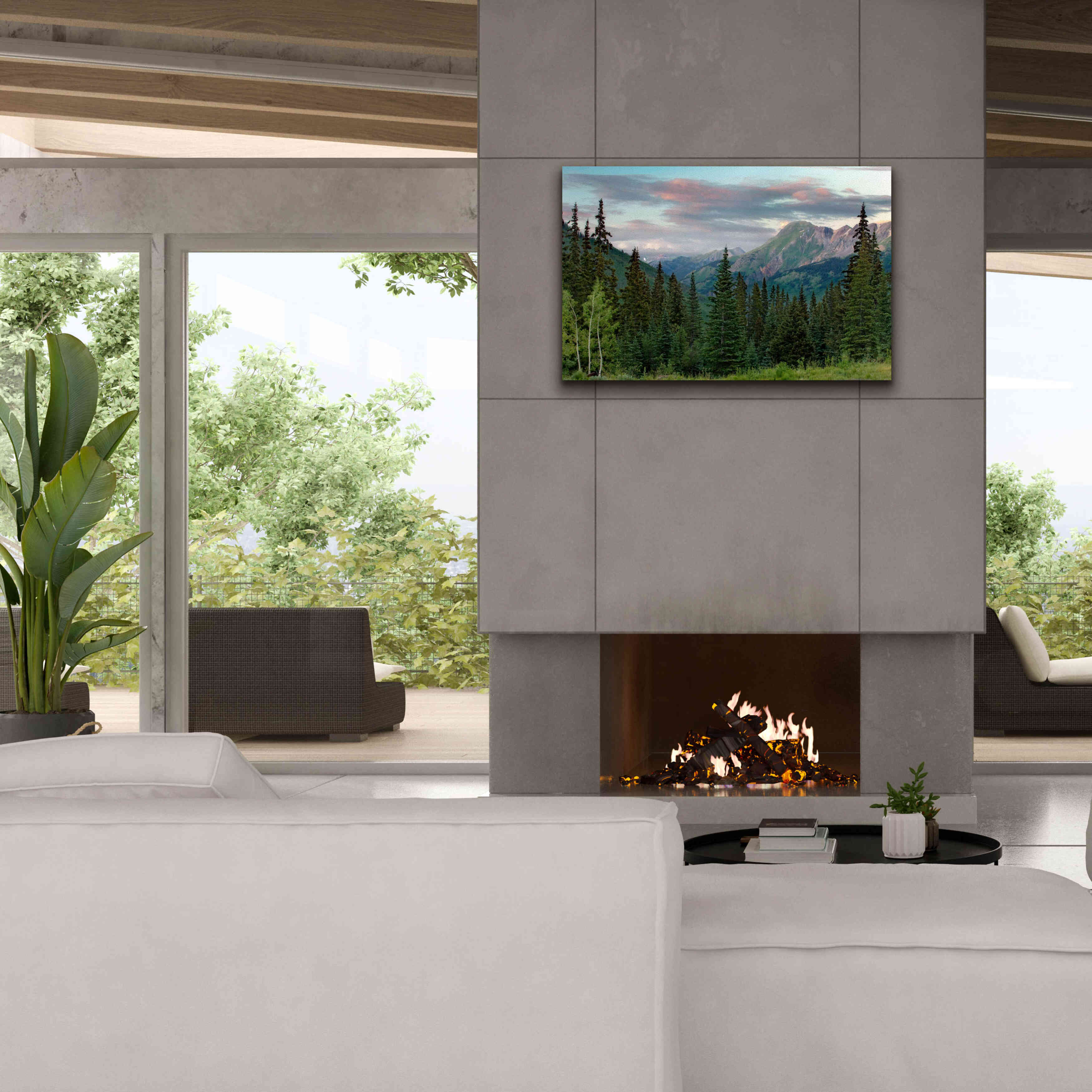 'Dusk Near Ouray' by Mike Jones, Giclee Canvas Wall Art,40 x 26