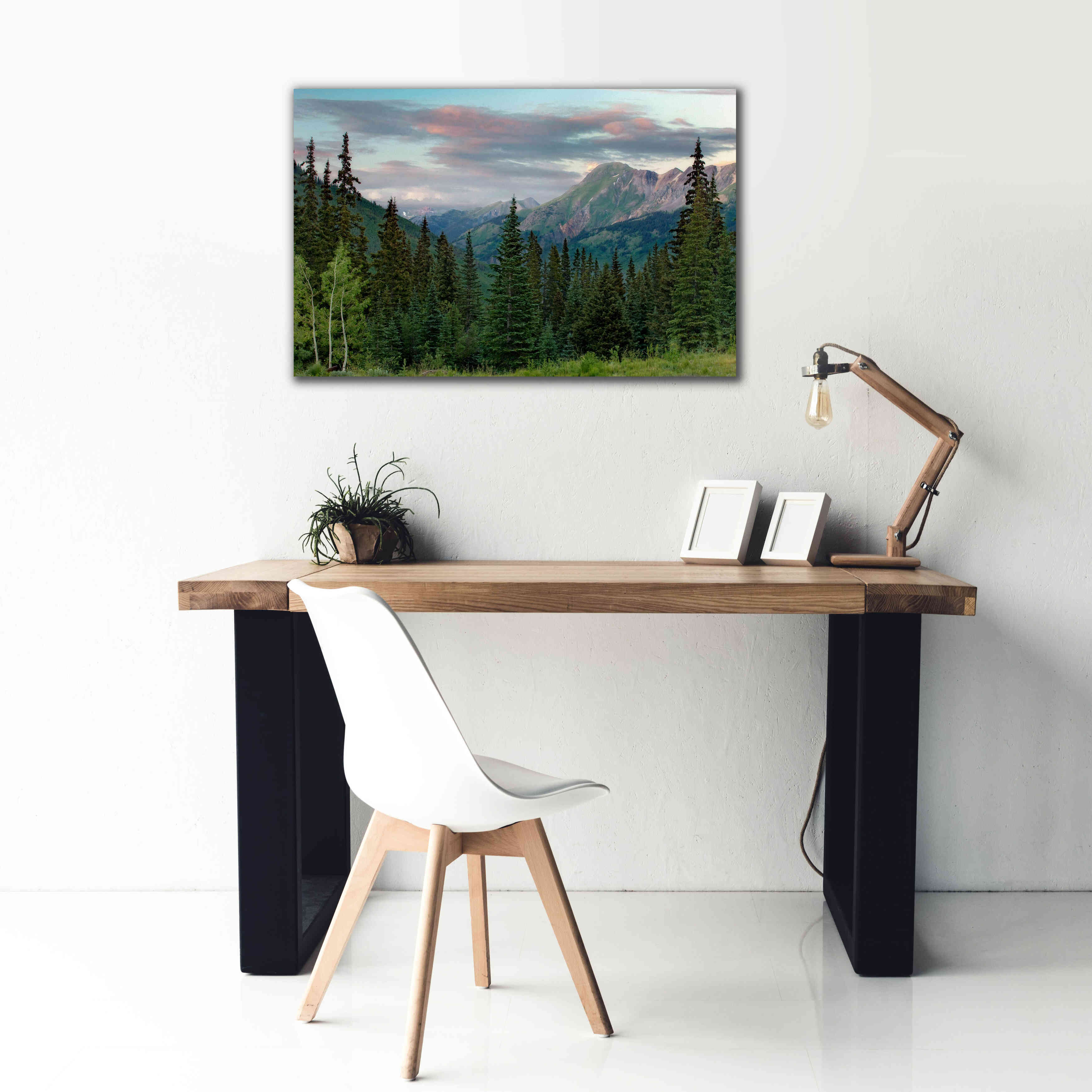 'Dusk Near Ouray' by Mike Jones, Giclee Canvas Wall Art,40 x 26
