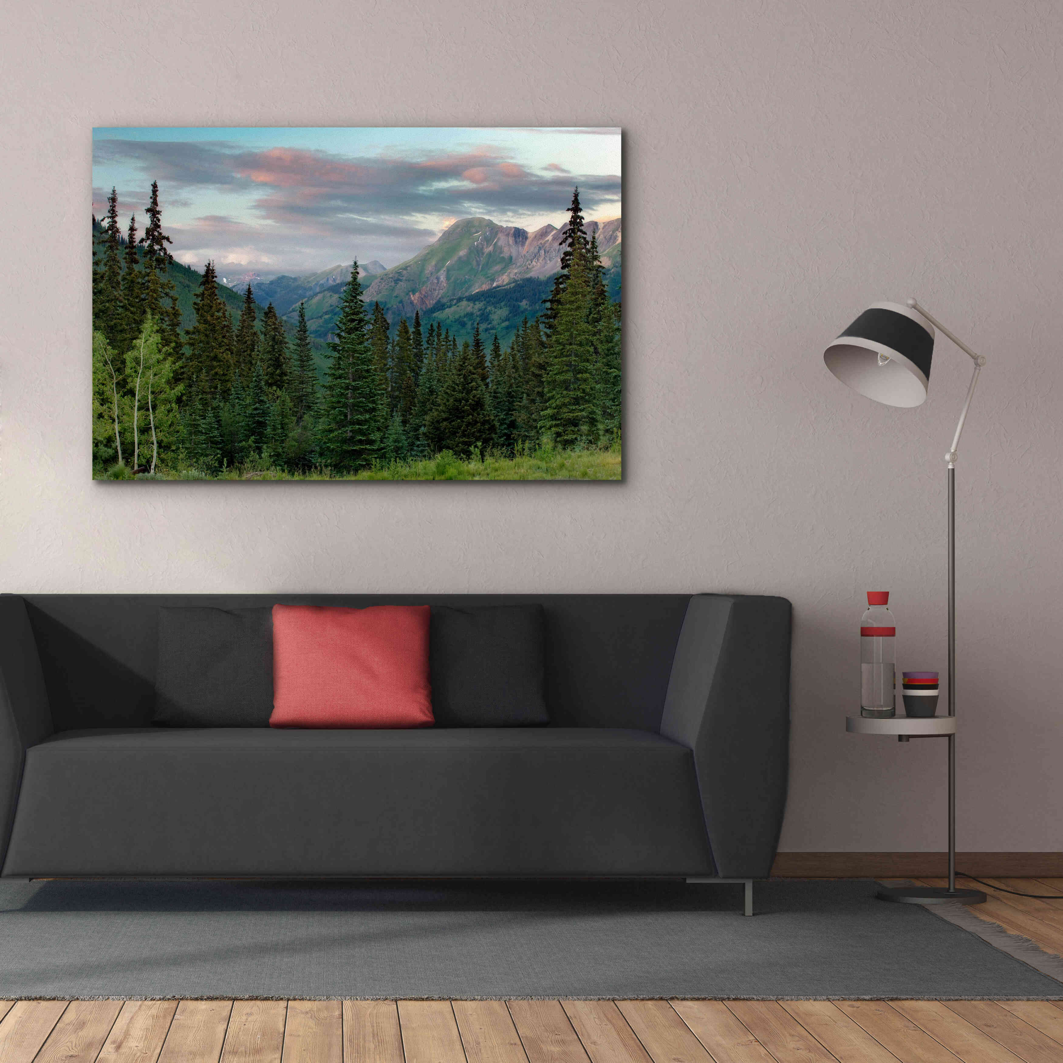 'Dusk Near Ouray' by Mike Jones, Giclee Canvas Wall Art,60 x 40