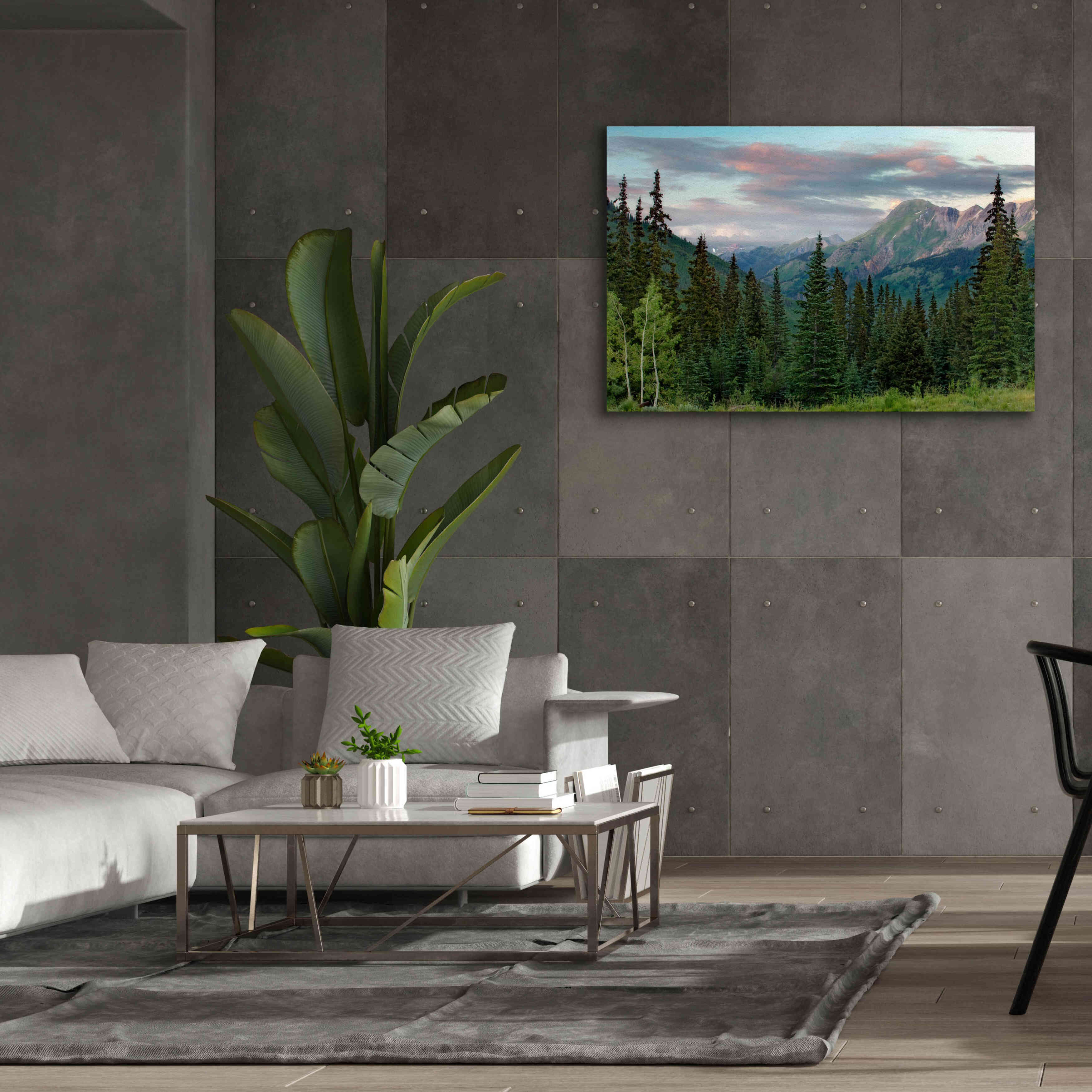 'Dusk Near Ouray' by Mike Jones, Giclee Canvas Wall Art,60 x 40