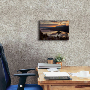 'Emerald Bay' by Mike Jones, Giclee Canvas Wall Art,18 x 12