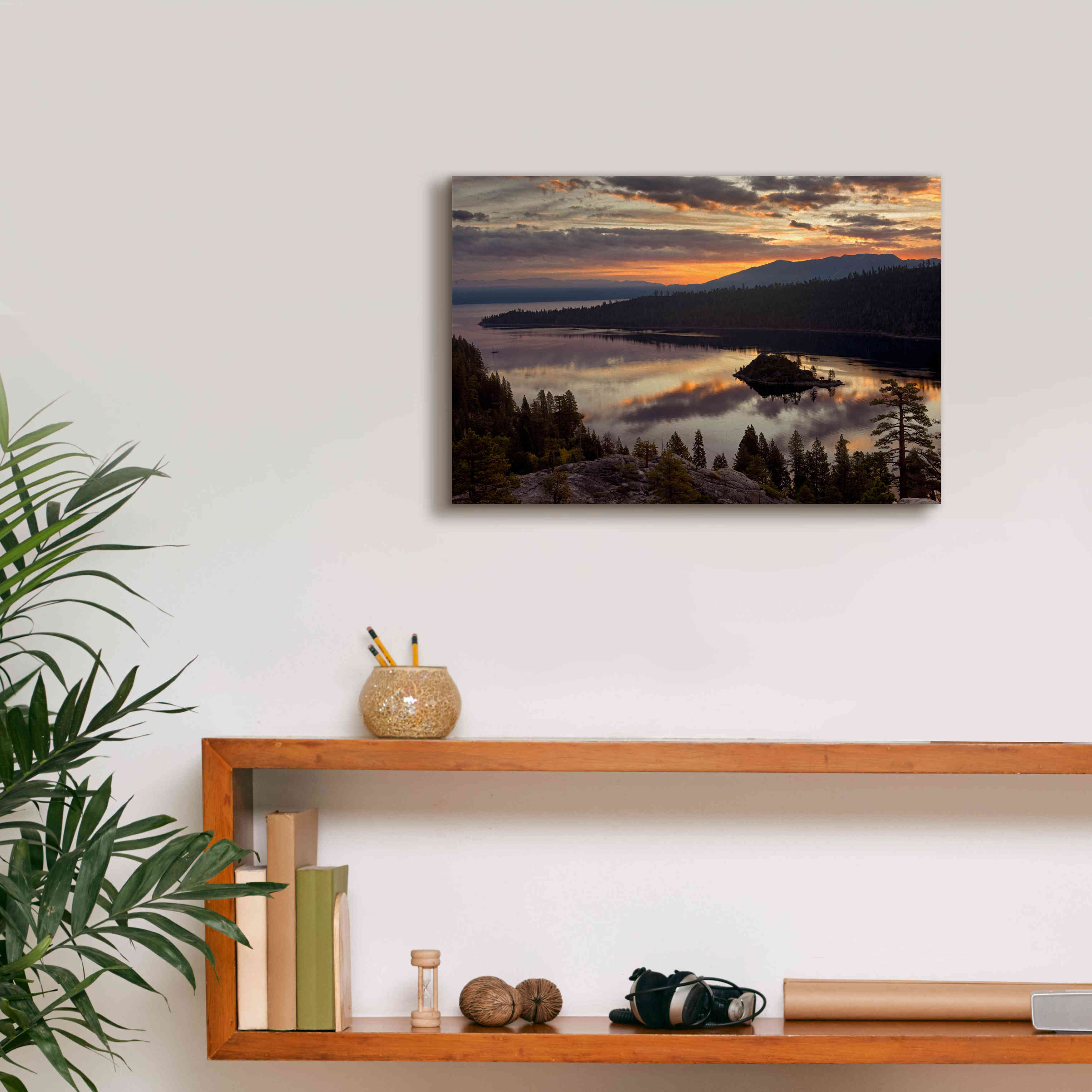 'Emerald Bay' by Mike Jones, Giclee Canvas Wall Art,18 x 12