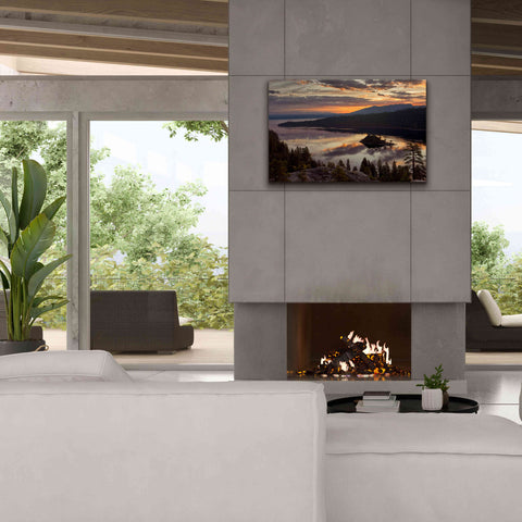 Image of 'Emerald Bay' by Mike Jones, Giclee Canvas Wall Art,40 x 26