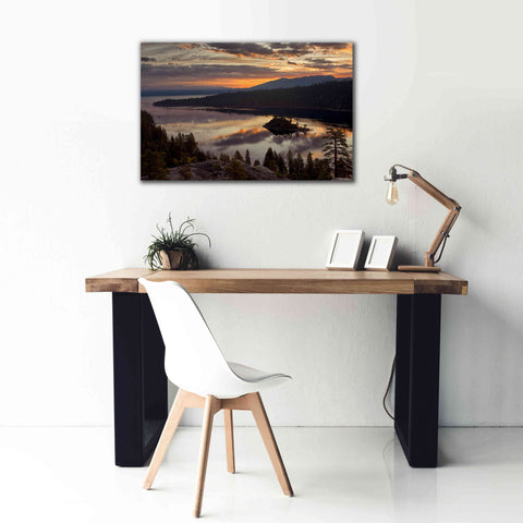 Image of 'Emerald Bay' by Mike Jones, Giclee Canvas Wall Art,40 x 26