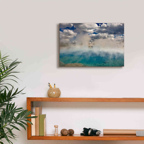 Image of 'Excelsior Geiser' by Mike Jones, Giclee Canvas Wall Art,18 x 12