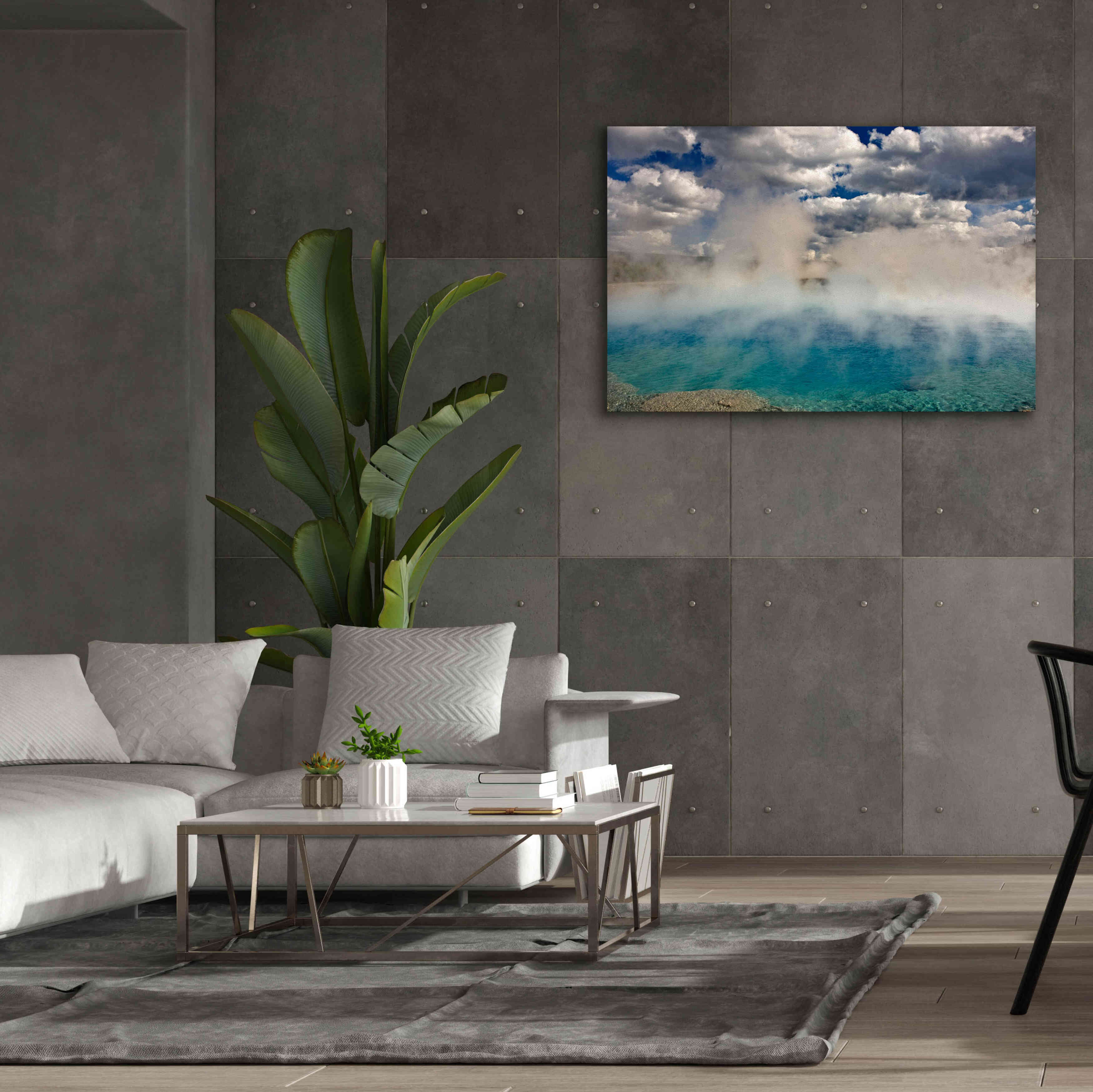 'Excelsior Geiser' by Mike Jones, Giclee Canvas Wall Art,60 x 40