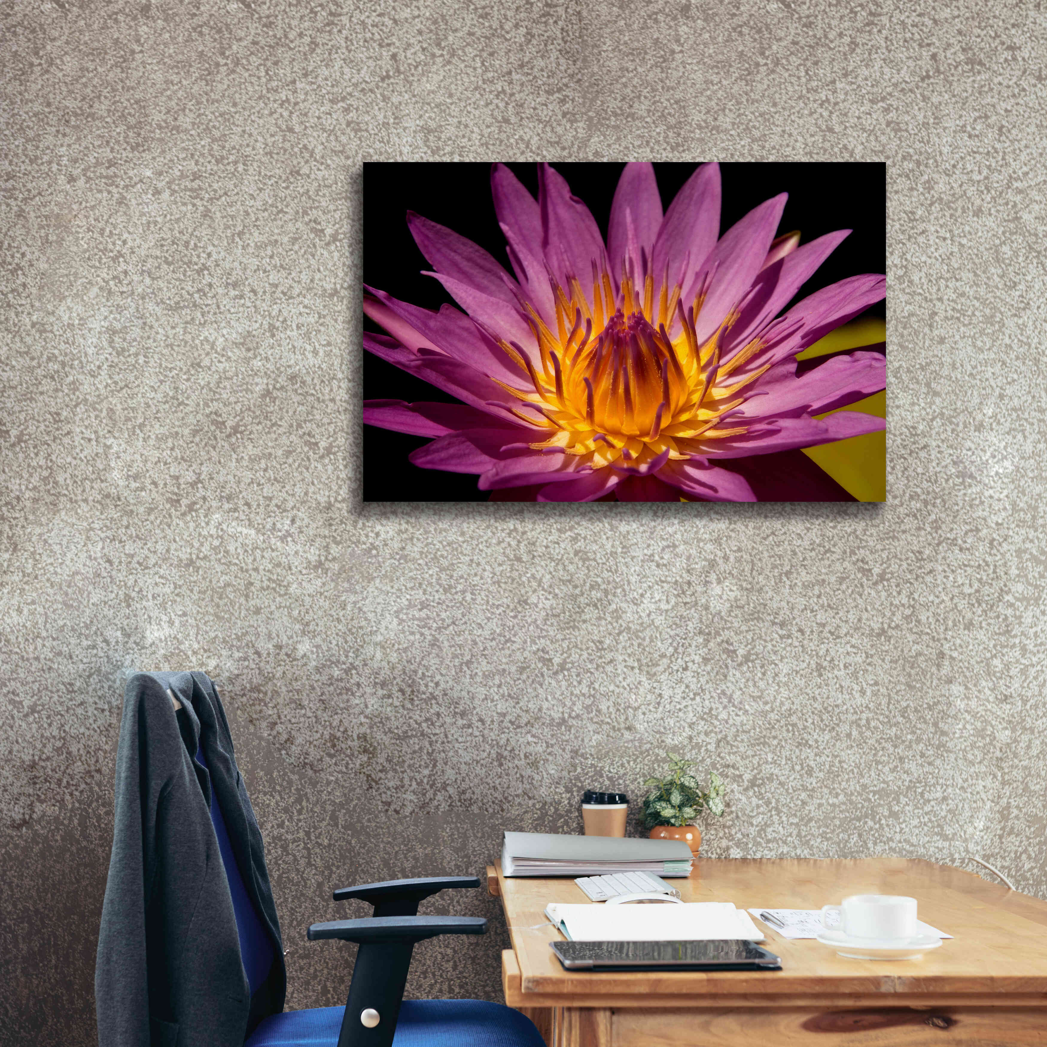 'Fairchild Gardens Lily' by Mike Jones, Giclee Canvas Wall Art,40 x 26