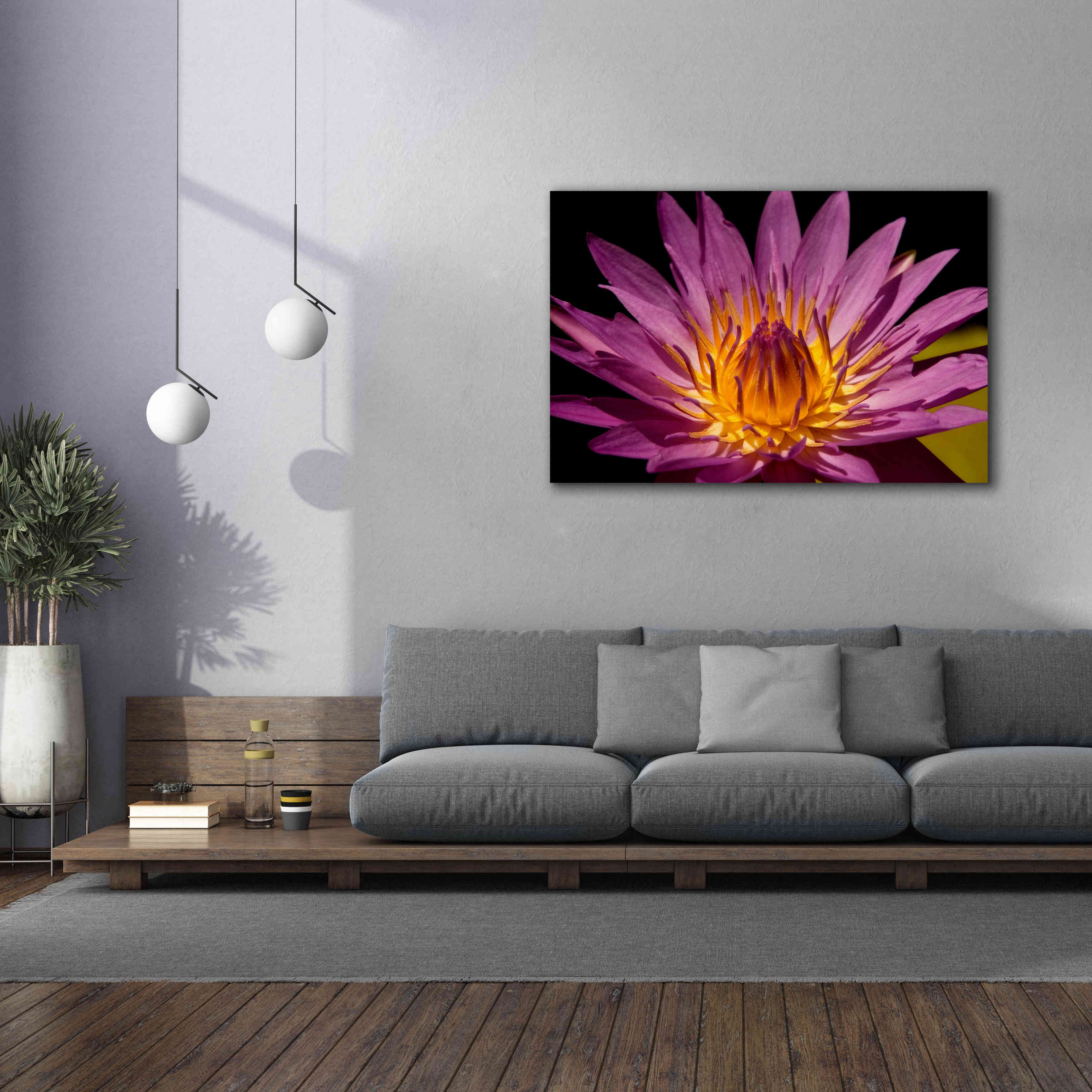 'Fairchild Gardens Lily' by Mike Jones, Giclee Canvas Wall Art,60 x 40