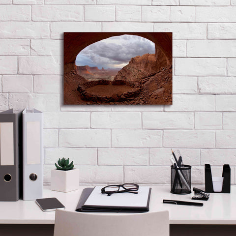 Image of 'False Kive Fisheye' by Mike Jones, Giclee Canvas Wall Art,18 x 12