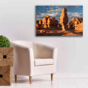 'Goblin Valley Tall Hoodoo' by Mike Jones, Giclee Canvas Wall Art,40 x 26