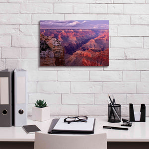 'Grand Canyon near Mather Point' by Mike Jones, Giclee Canvas Wall Art,18 x 12