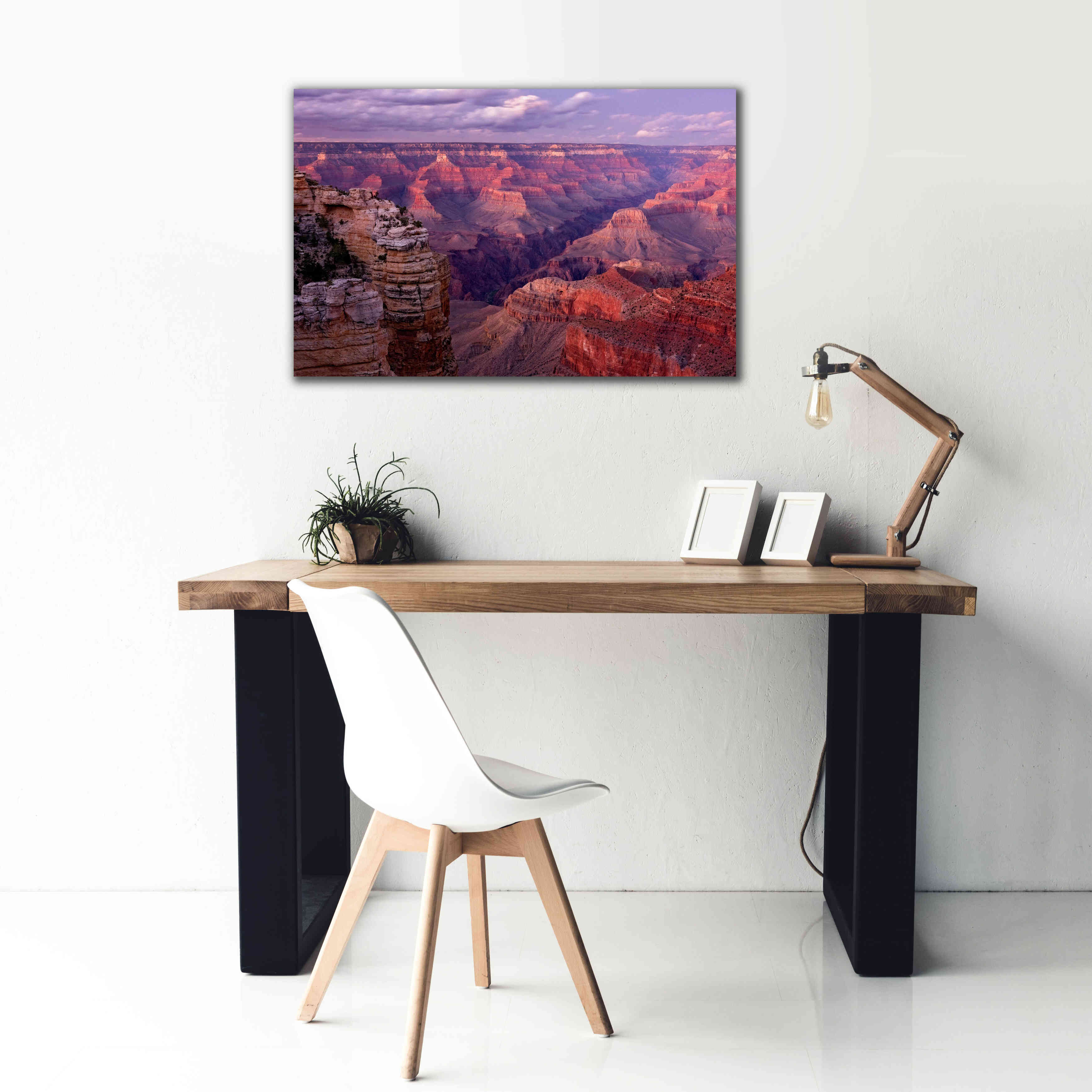 'Grand Canyon near Mather Point' by Mike Jones, Giclee Canvas Wall Art,40 x 26