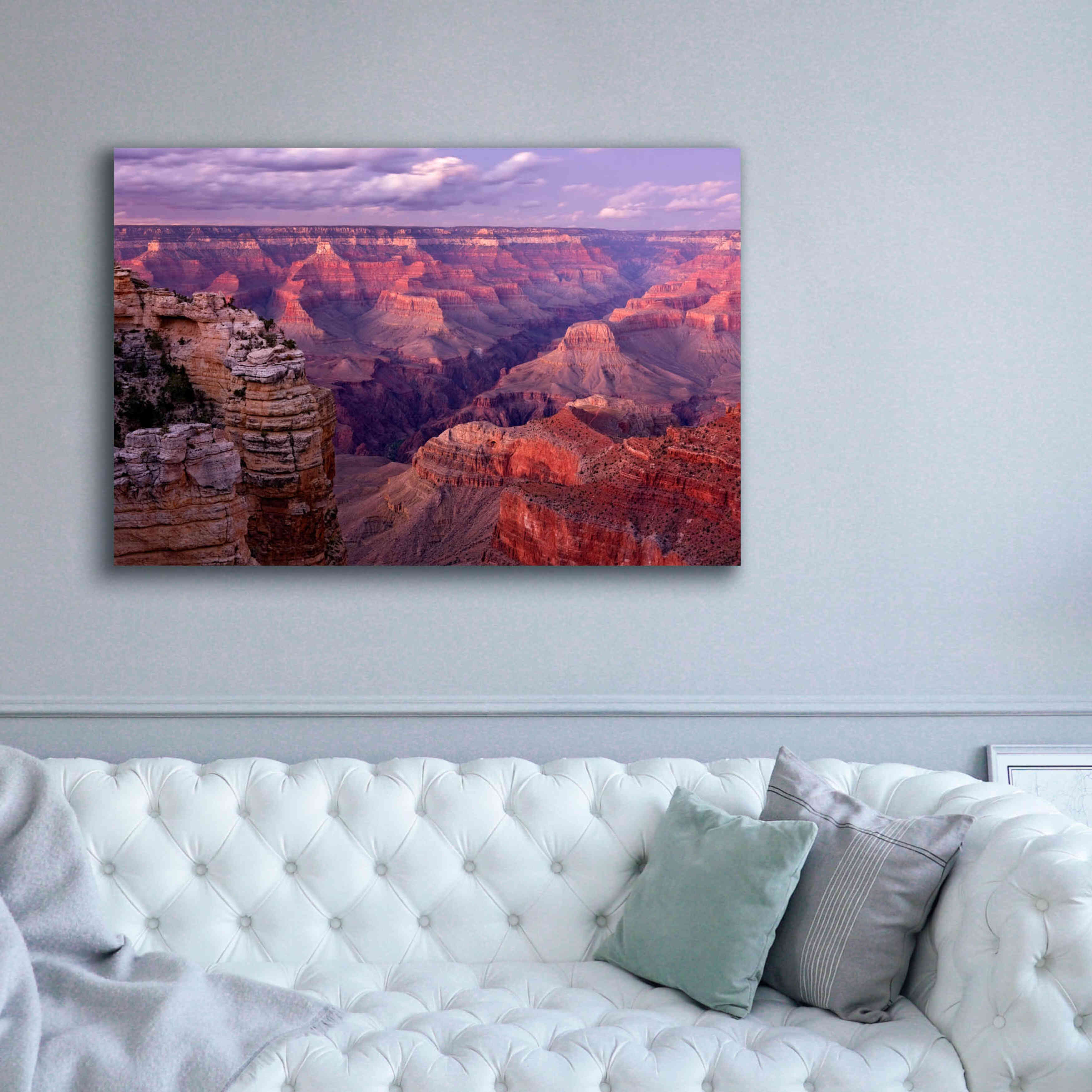 'Grand Canyon near Mather Point' by Mike Jones, Giclee Canvas Wall Art,60 x 40