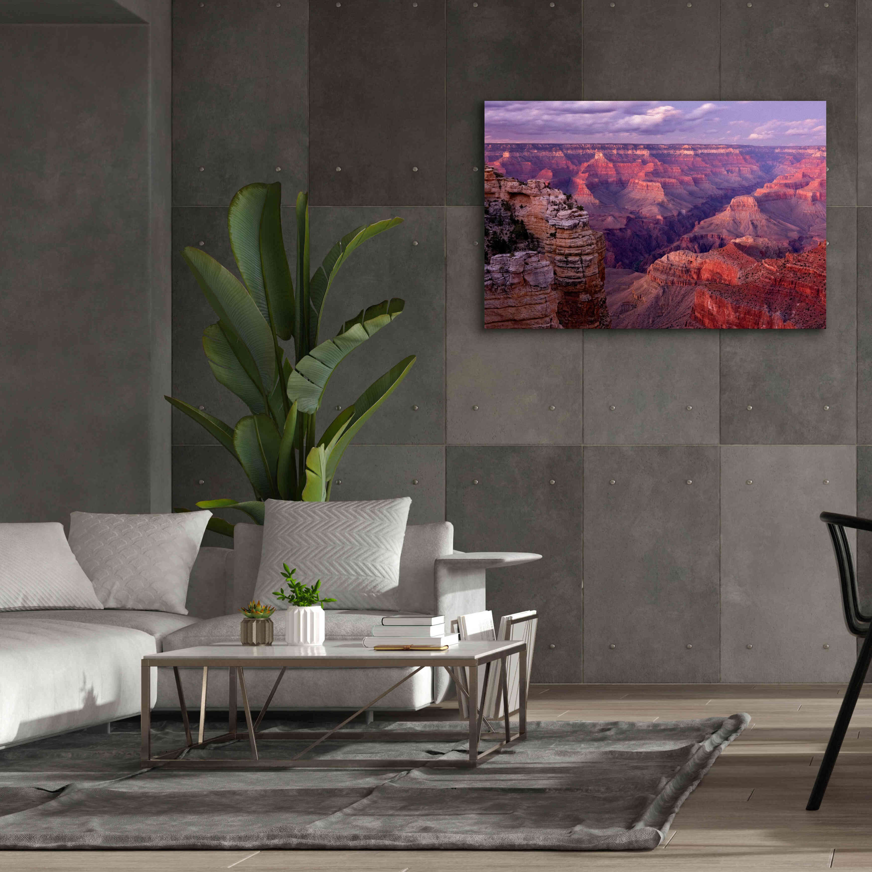 'Grand Canyon near Mather Point' by Mike Jones, Giclee Canvas Wall Art,60 x 40