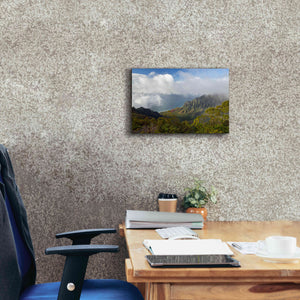 'Kauai Kalalou Canyon' by Mike Jones, Giclee Canvas Wall Art,18 x 12