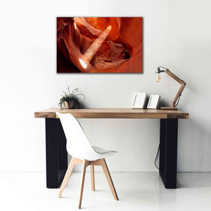 'Lower Antelope Light Beam' by Mike Jones, Giclee Canvas Wall Art,40 x 26