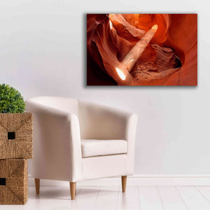 'Lower Antelope Light Beam' by Mike Jones, Giclee Canvas Wall Art,40 x 26