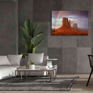 'Mittens Rainbow' by Mike Jones, Giclee Canvas Wall Art,60 x 40