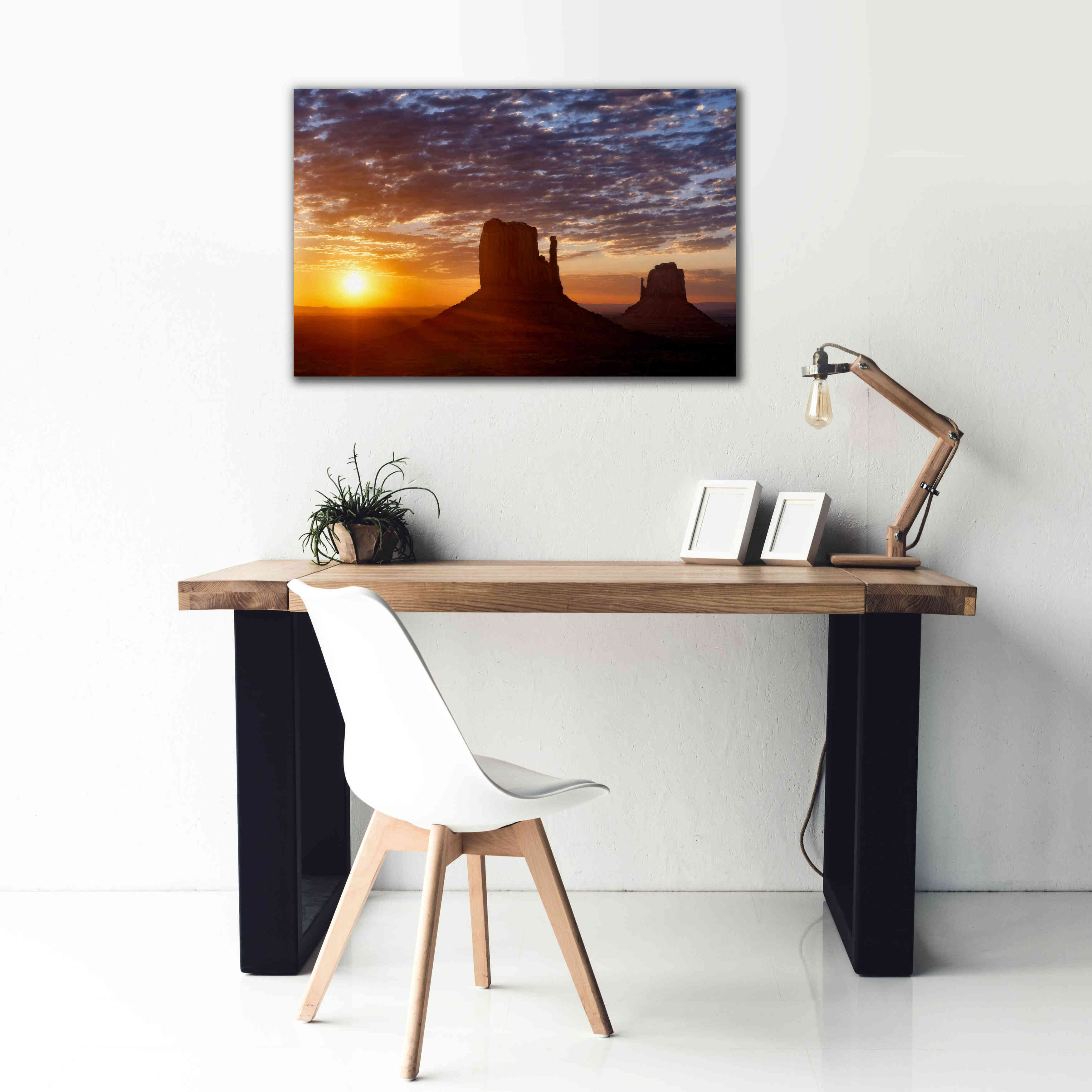 'Mittens Sunrise squeezecrop' by Mike Jones, Giclee Canvas Wall Art,40 x 26