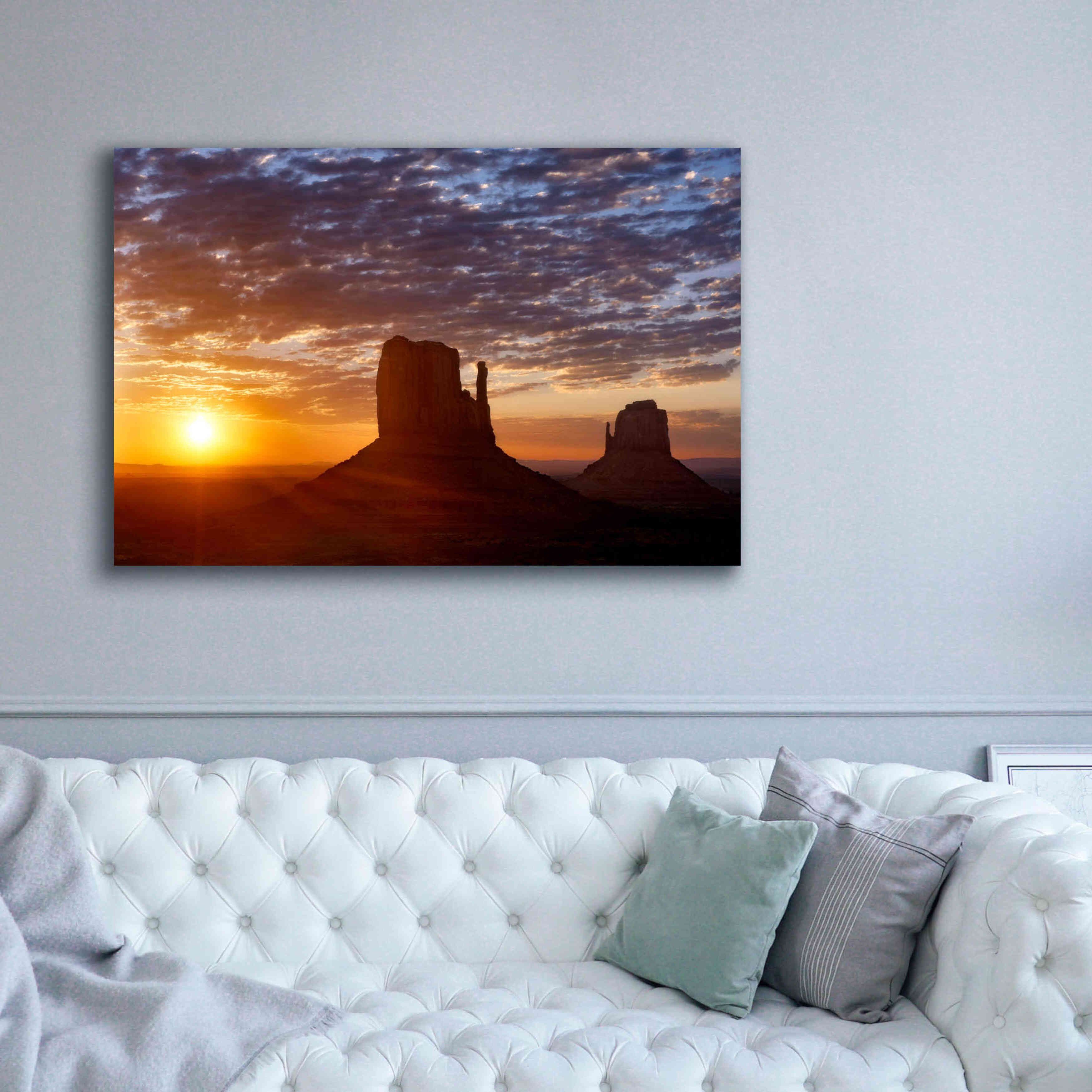 'Mittens Sunrise squeezecrop' by Mike Jones, Giclee Canvas Wall Art,60 x 40