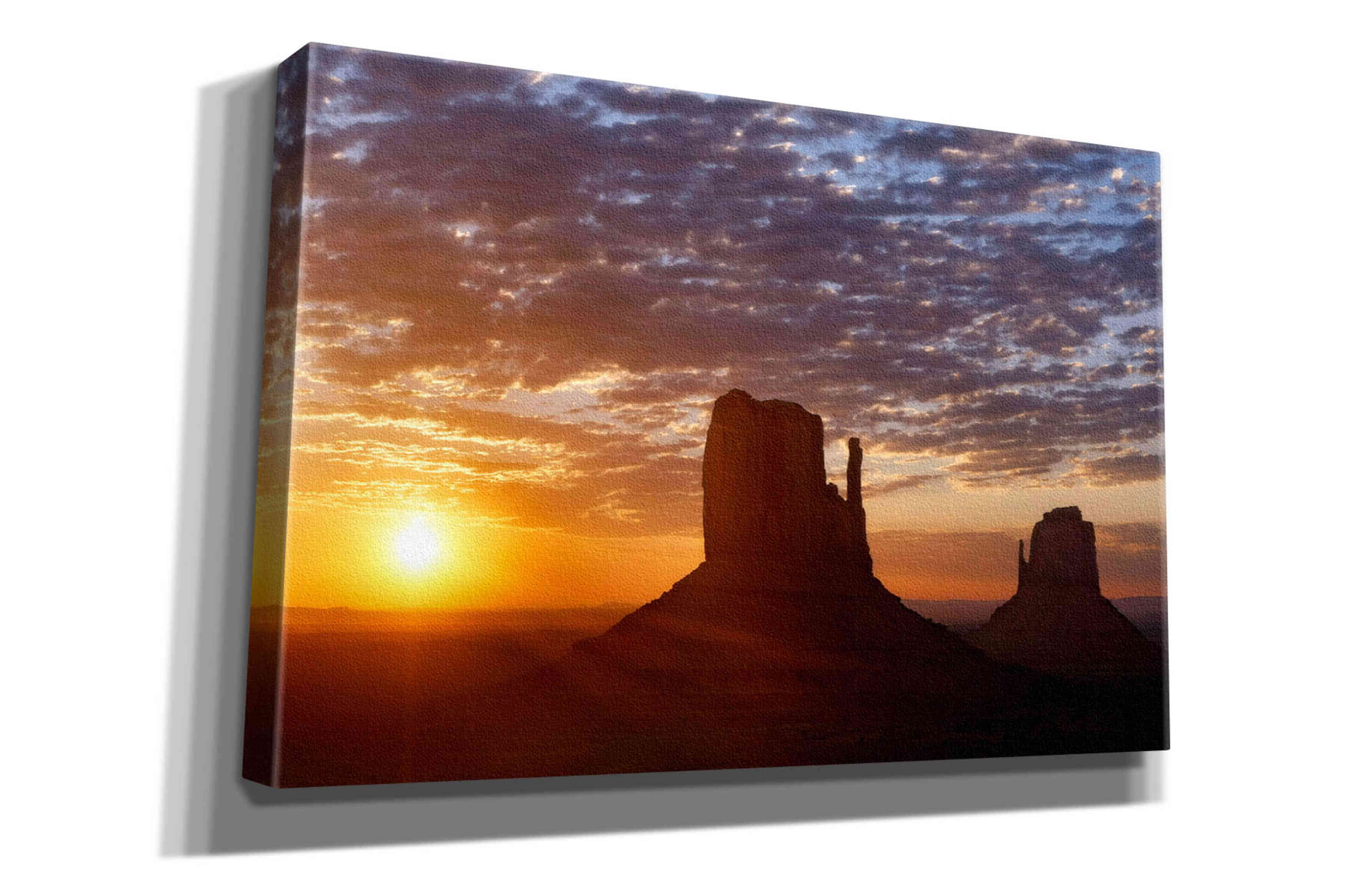 'Mittens Sunrise squeezecrop' by Mike Jones, Giclee Canvas Wall Art