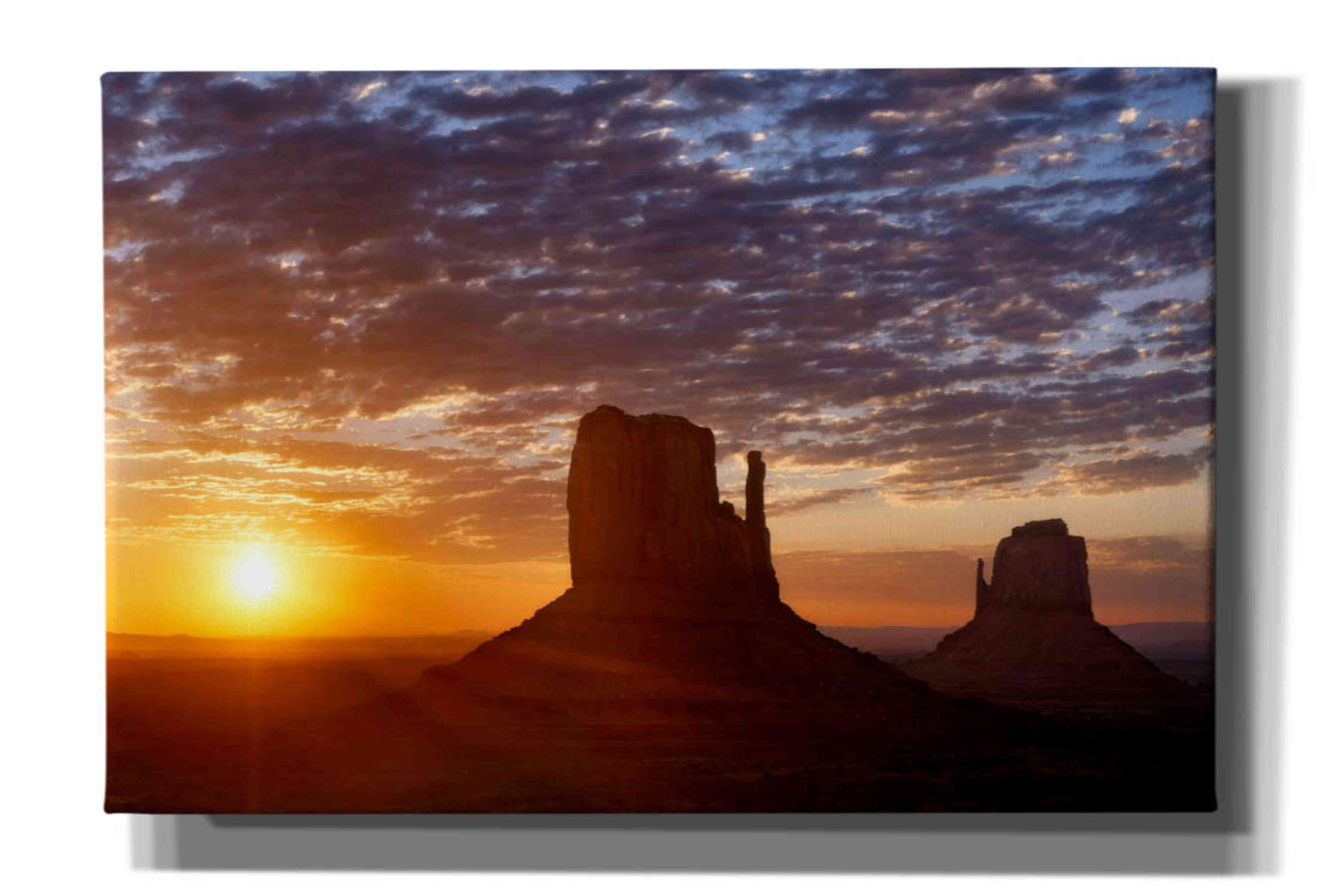 'Mittens Sunrise squeezecrop' by Mike Jones, Giclee Canvas Wall Art
