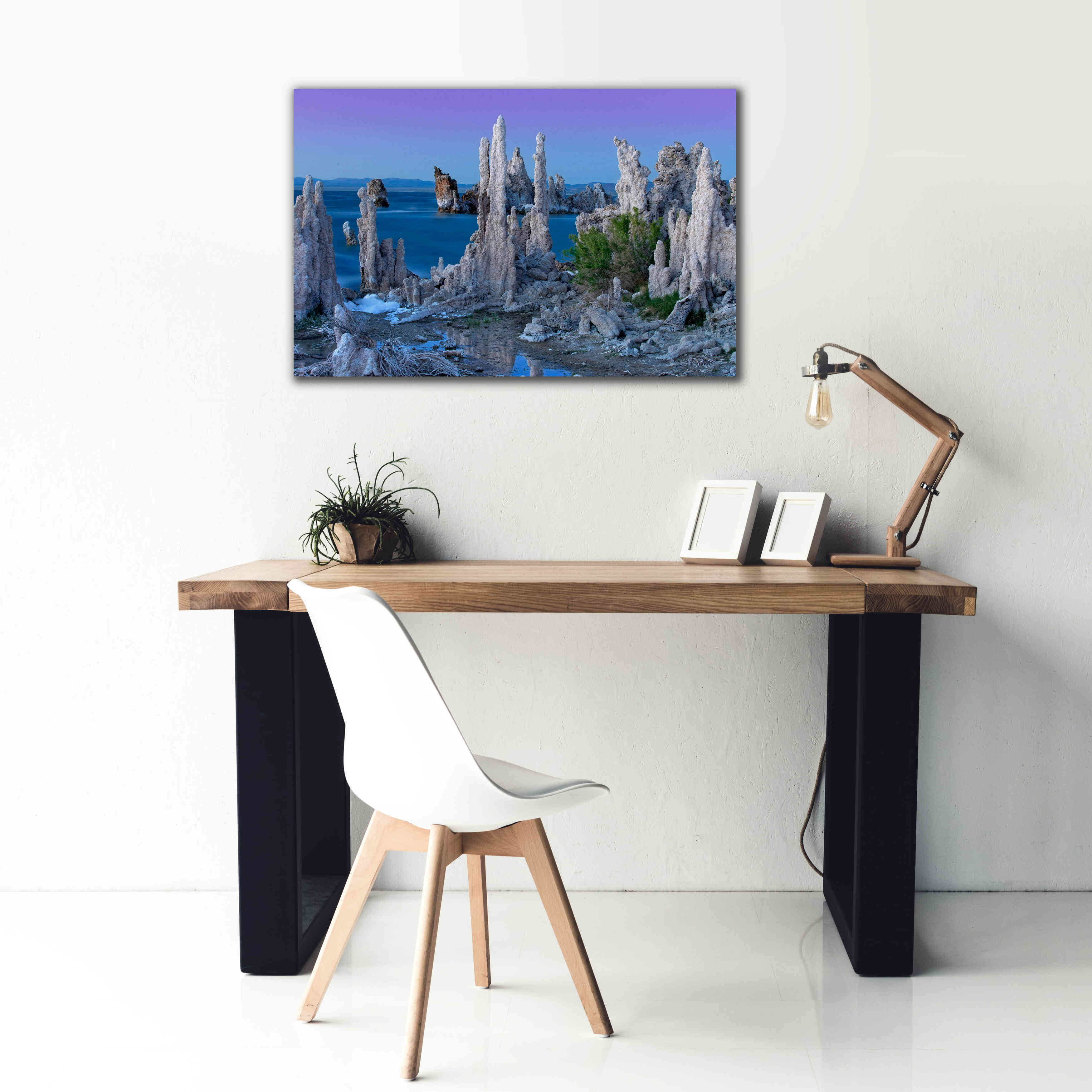'Mono Lake Dusk' by Mike Jones, Giclee Canvas Wall Art,40 x 26