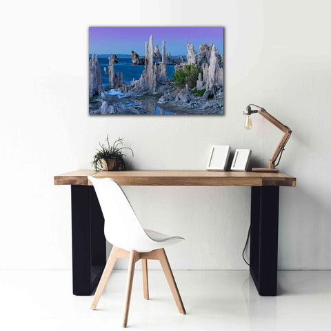 Image of 'Mono Lake Dusk' by Mike Jones, Giclee Canvas Wall Art,40 x 26