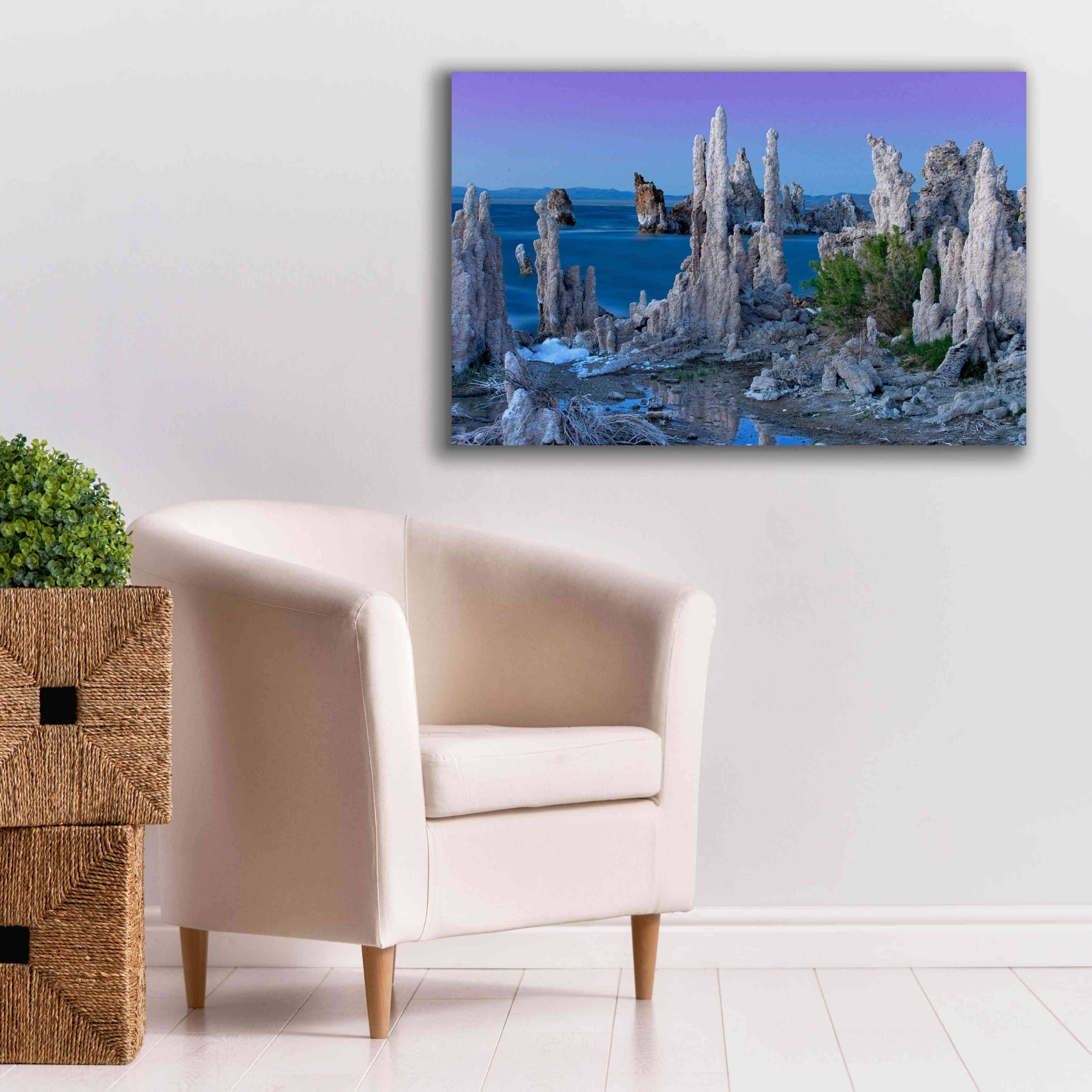'Mono Lake Dusk' by Mike Jones, Giclee Canvas Wall Art,40 x 26