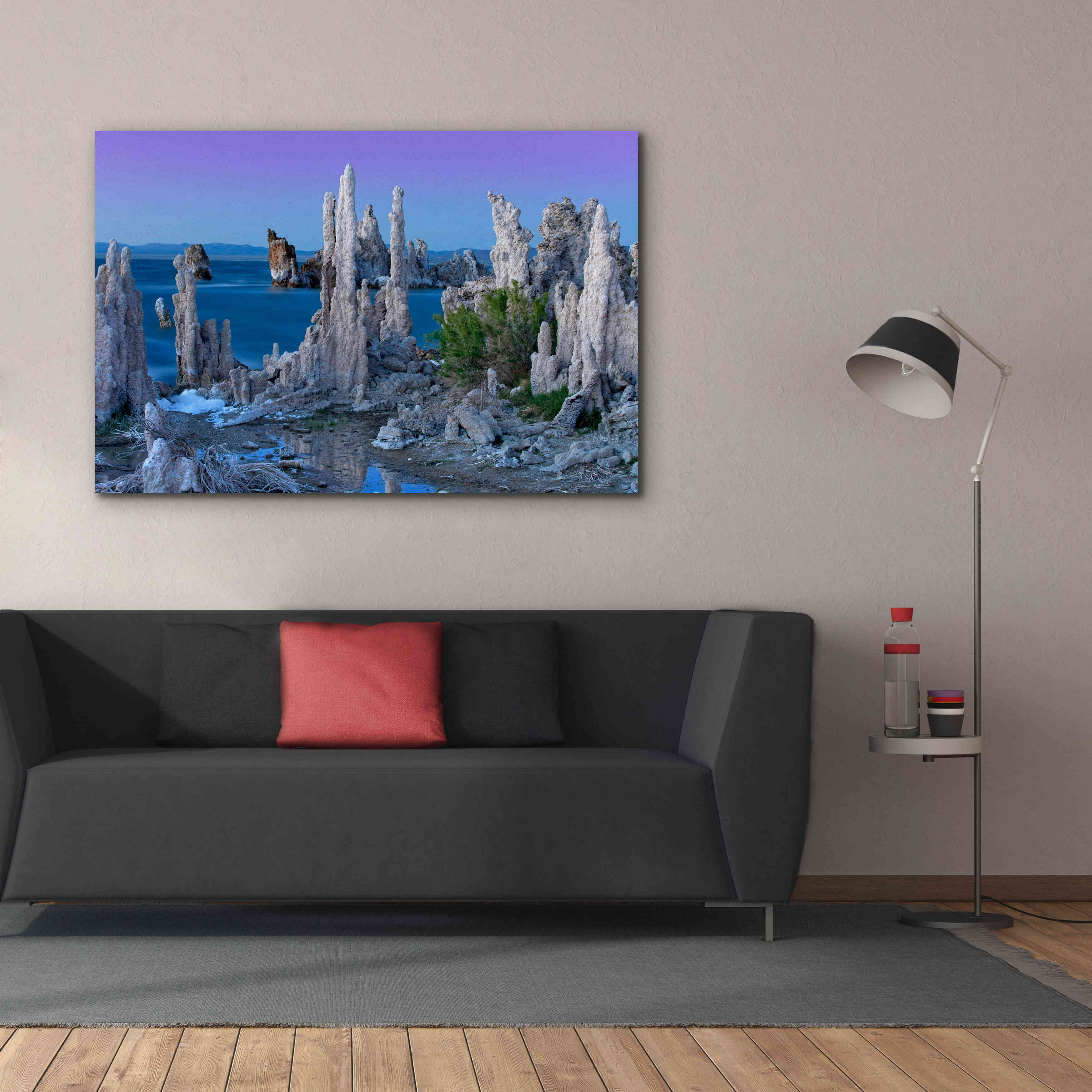 'Mono Lake Dusk' by Mike Jones, Giclee Canvas Wall Art,60 x 40