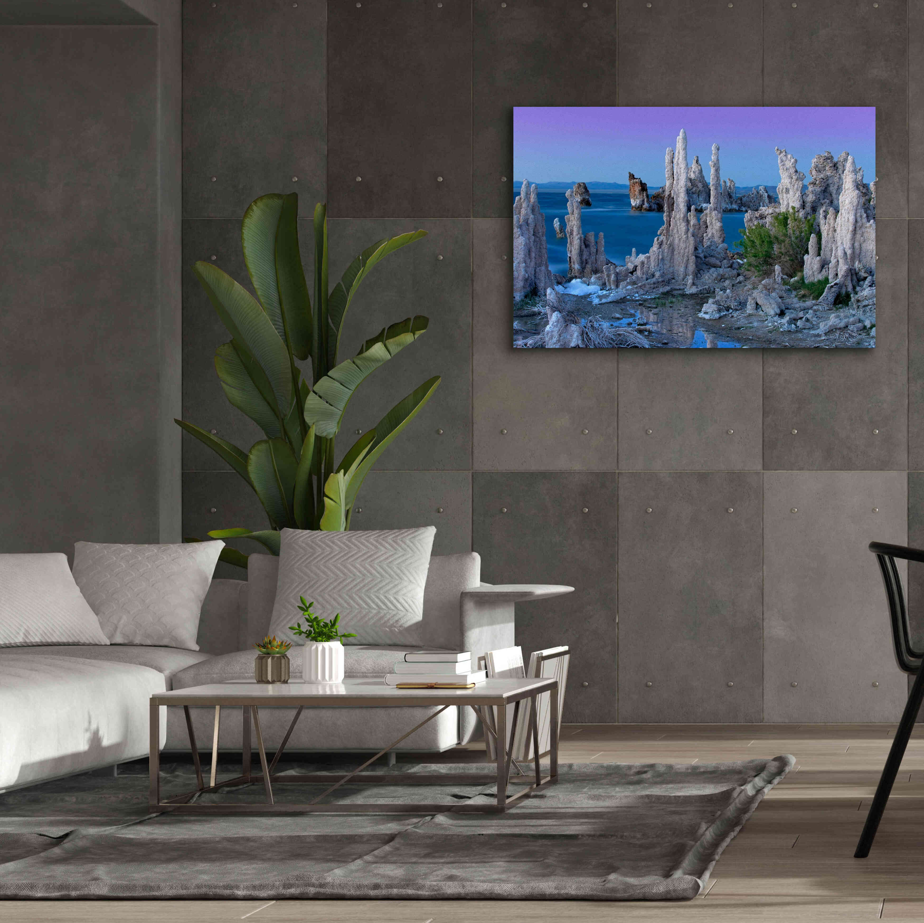 'Mono Lake Dusk' by Mike Jones, Giclee Canvas Wall Art,60 x 40
