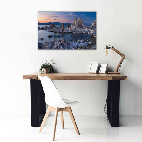 Image of 'Mono Lake South Tufa Dusk' by Mike Jones, Giclee Canvas Wall Art,40 x 26