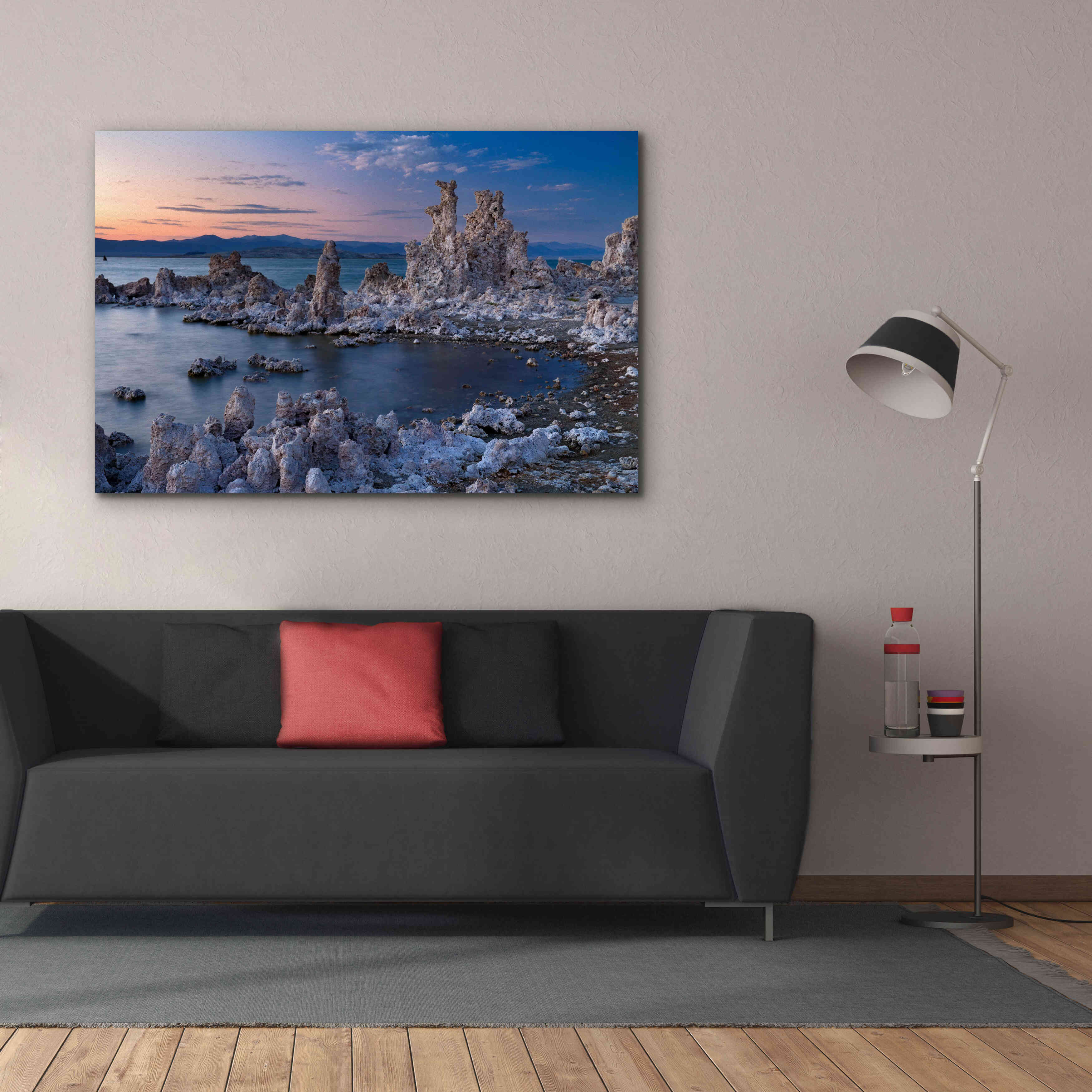 'Mono Lake South Tufa Dusk' by Mike Jones, Giclee Canvas Wall Art,60 x 40