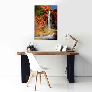 'Mooney Falls' by Mike Jones, Giclee Canvas Wall Art,26 x 40